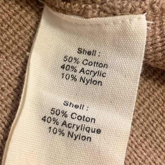 L'Agence Sofia Knit Blazer Ginger Snap Khaki Beige Double-Breasted Jacket XXL - Picture 11 of 11